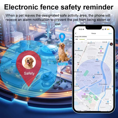 2026 new style Pet GPS Tracker Dog Mini Tracking Movement Alert Collars Anti Lost Tracker for Cats and Puppies Remote Locator